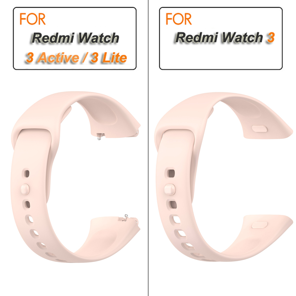 Watch Strap For Xiaomi Redmi Watch 3 Active/Lite Strap Replacement Silicone Strap For Xiaomi Redmi Watch 3 Strap Correa Bracelet: XXL / PURPLE
