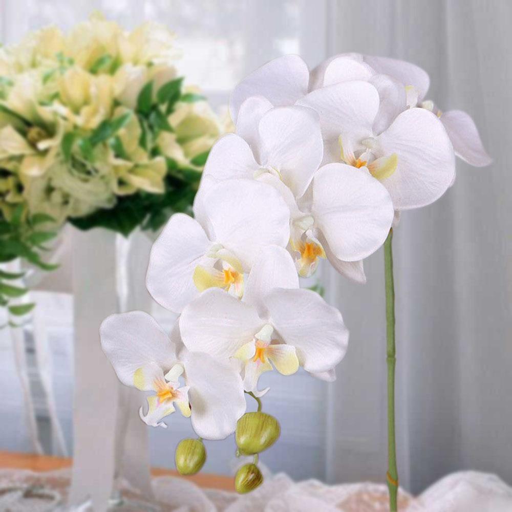 Vlinder Orchidee Zijde Bloem Boeket Phalaenopsis Bruiloft Home Decoratie Tuin Zijde Bloem Restaurant