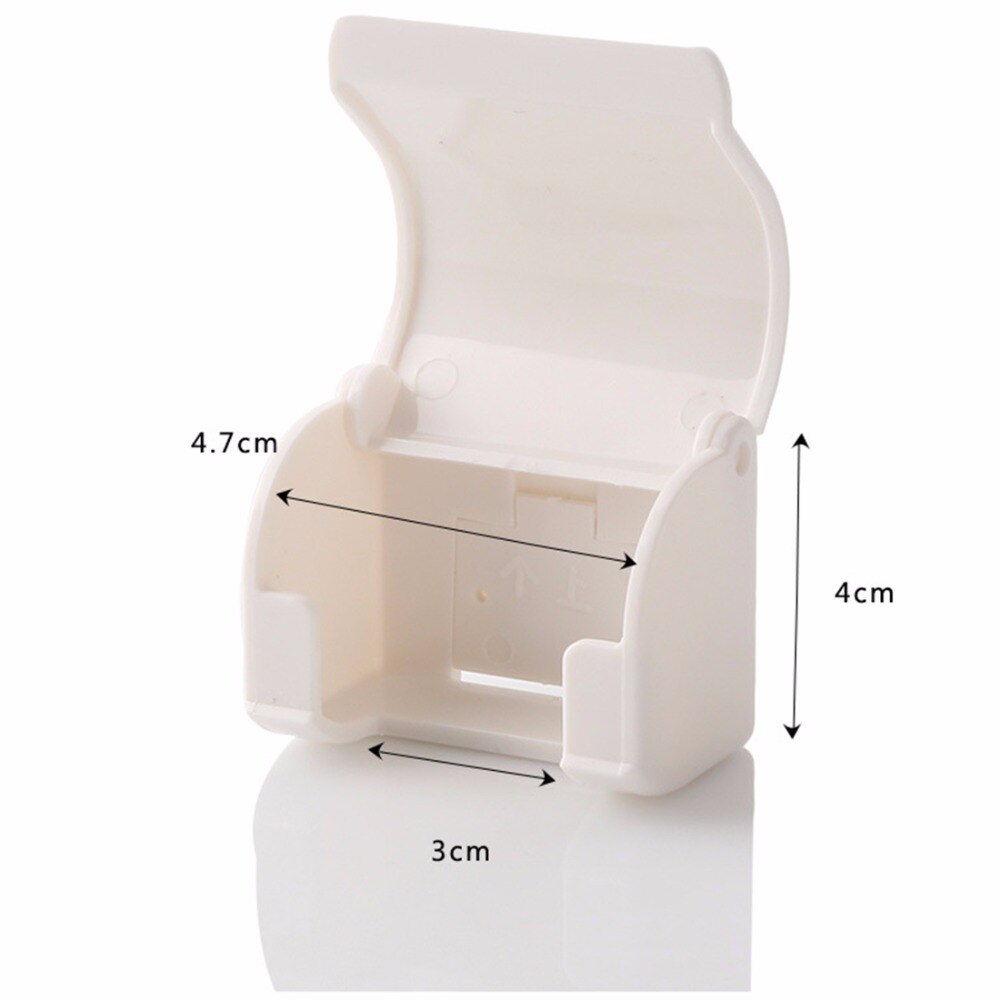 Basupply – porte-rasoir mural, 1 pièce, pour salle de bain, support à capuchon, accessoires de salle de bain