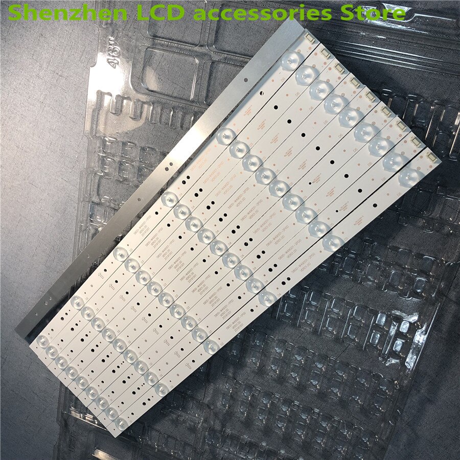 16PCS LED backlight strip for HD400DF-E37 Samsung 2013CHI390 2013CHI400 40H4C NS-40D420NA16 LED40K20JD led39k20d 39Ec260JD