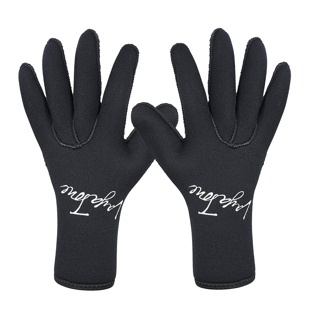 Layatone Diving Gloves Men 5mm Neoprene Warm Cut-Resistant Gloves for Diving Fishing Swimming