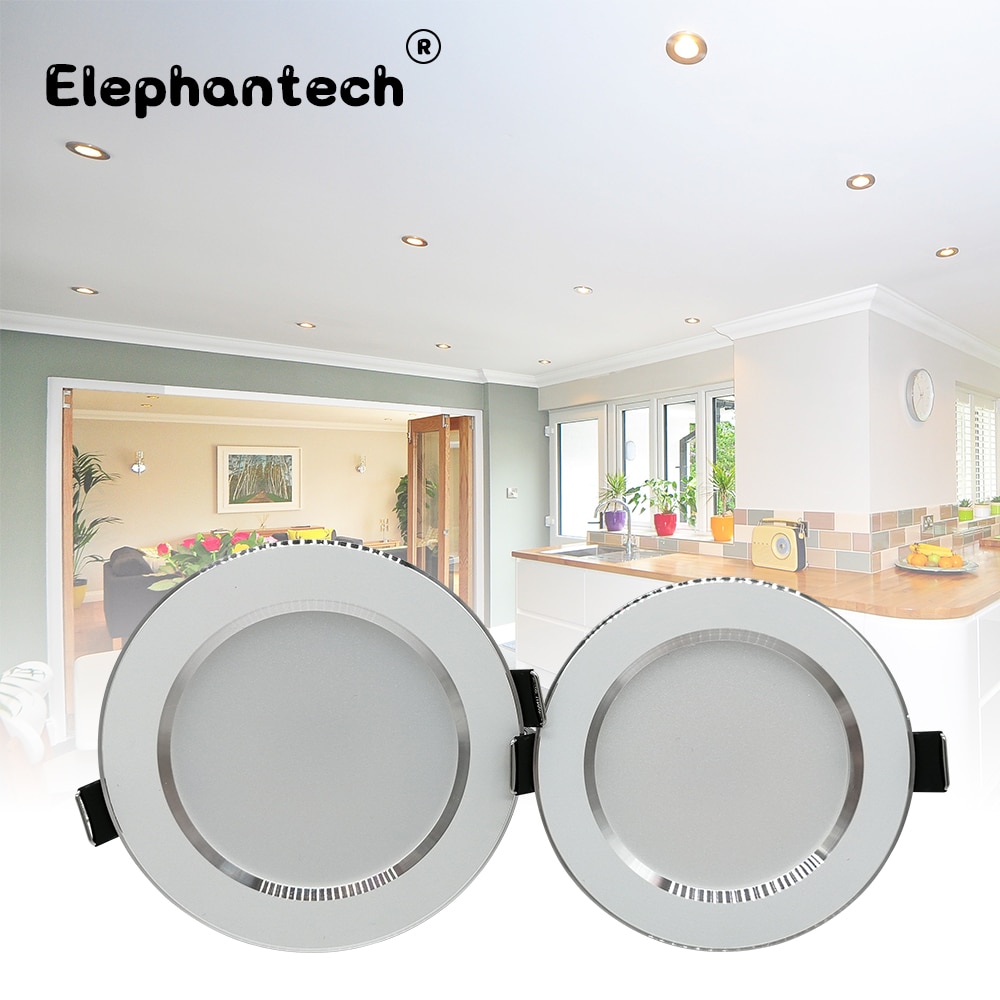 Led downlight 5w 9w 12w 15w variabele kleurtemperatuur waterdicht koud/natuurlijk/warm wit inbouw led lamp spot licht  ac 220v