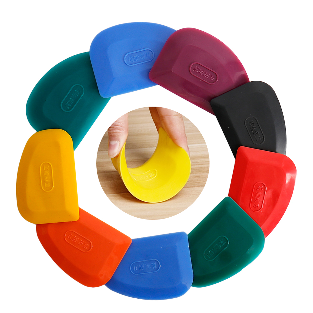 Ceramica Arte Gomma/Plastica Raschietto Taglierina Multi-spec Scultura fai da te Argilla ceramica Argilla ausiliaria Taglio Scultura Strumenti per modellare