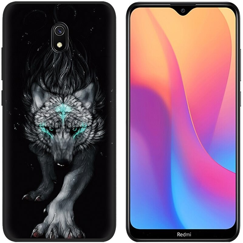 Anti-knock Copertura Posteriore Del Telefono Per Xiaomi Redmi 8A Colorato Copertura Del Telefono di TPU Dipinta di Disegno posteriore Alla Moda: Picture 17