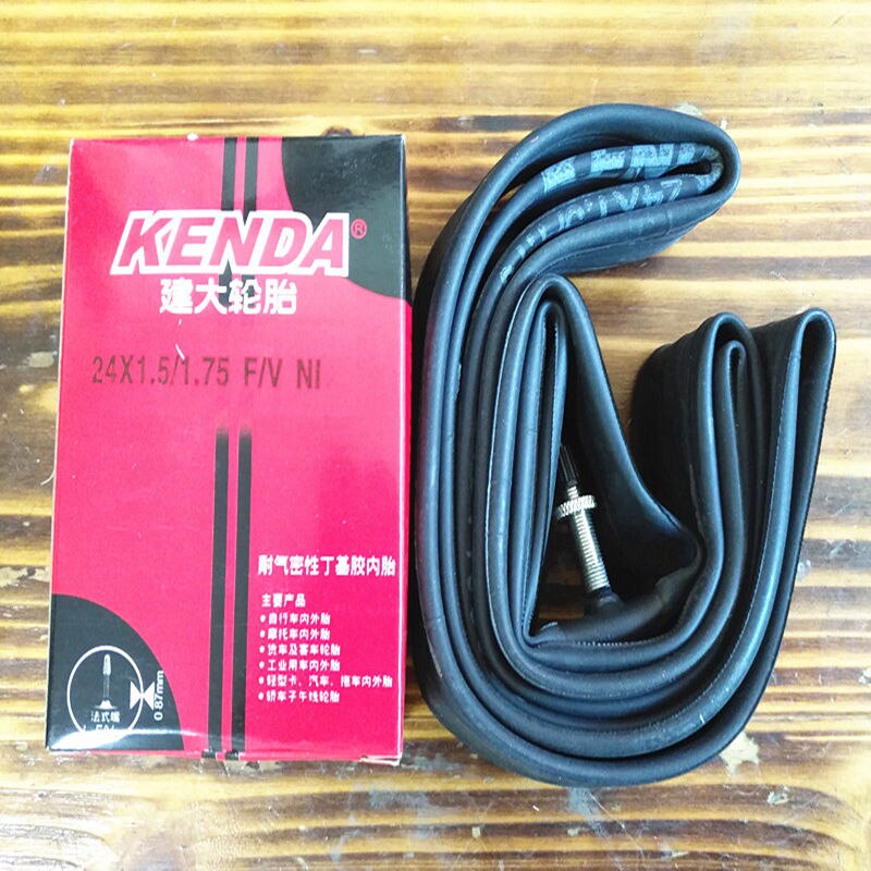 Kenda – chambre à air 24 pouces pour vélo pliable, 24x1-3/8, 1.5, 1.9, AV, FV, BMX, pneu en caoutchouc: 24X1.5-1.75 FV