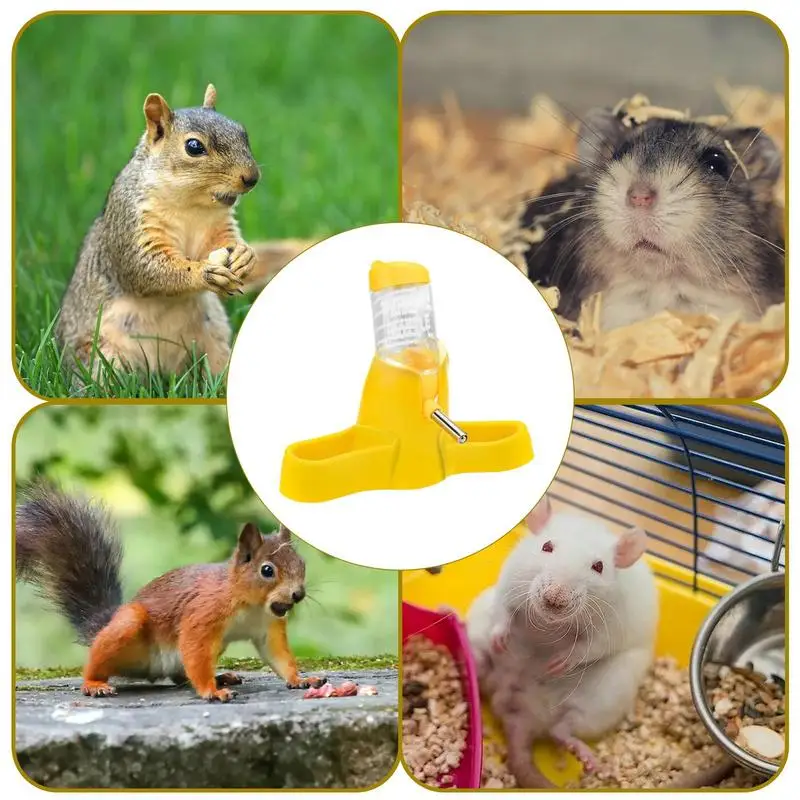 Hamster Waterfles Accessoires voor kleine dieren Automatisch voedingsapparaat Voedselcontainer Drinkflessen voor huisdieren Hamsteraccessoires