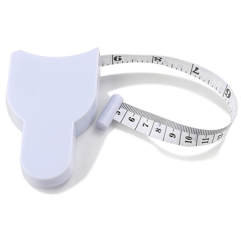 13.5mm Wide/1.5m Inch-centimeter Waist Measure, Torch Handle Y-shaped Tape Measure, BMI Health Leather Tape Measure: CM and Inch