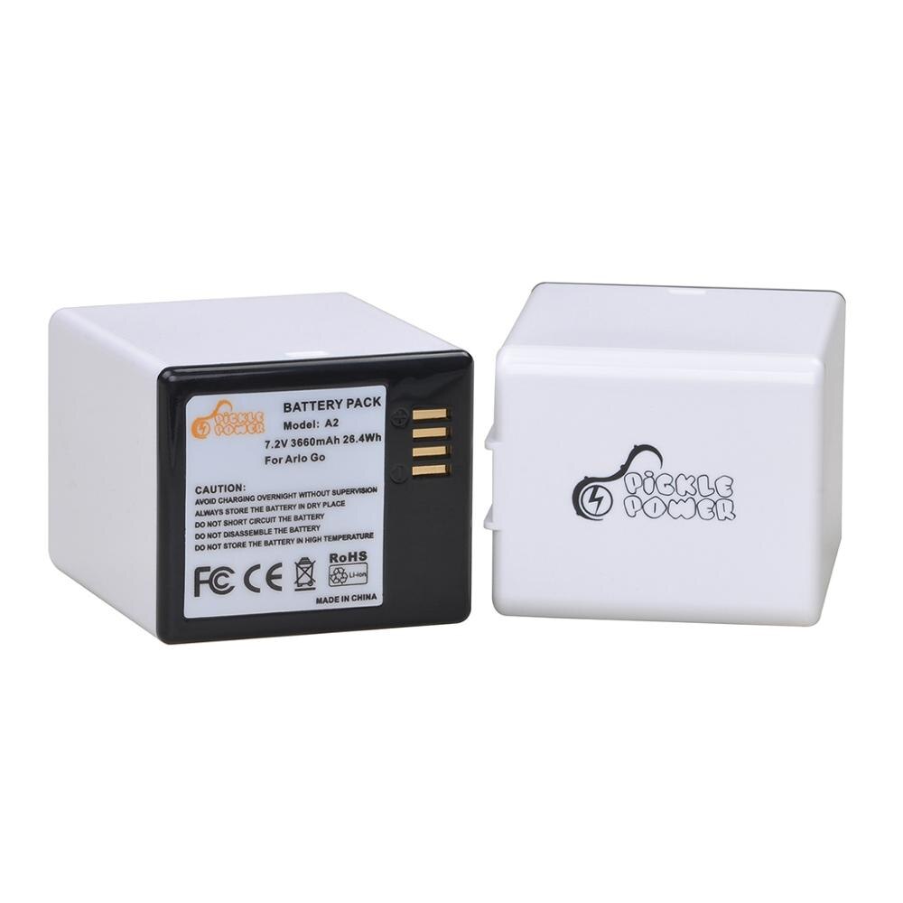 3660mAh A2 Battery + LED Dual Fast Charger for Arlo Go