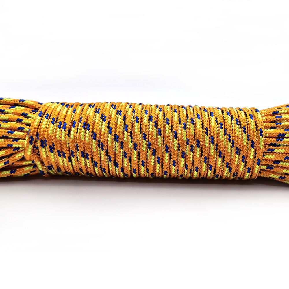 Cordón de paracaídas sólido de 3mm, cuerda Mil Spec tipo un hebra, escalada, Camping, equipo de supervivencia, Paracord: Verde militar / 10 m