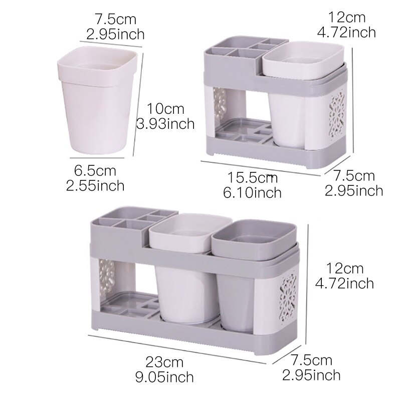 moderne brosse à dents support de verre dentifrice brosse à dents costumes lavage tasse ensemble salle de bain Couple bouche tasse Simple