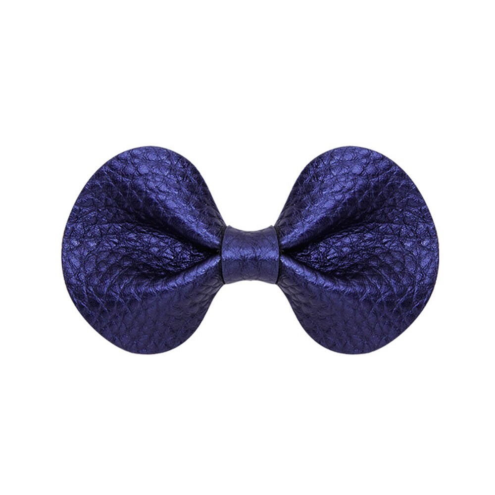 Pinces à cheveux mignonnes pour bébé, épingles à cheveux en forme de nœud papillon, accessoires pour cheveux: Bleu-b