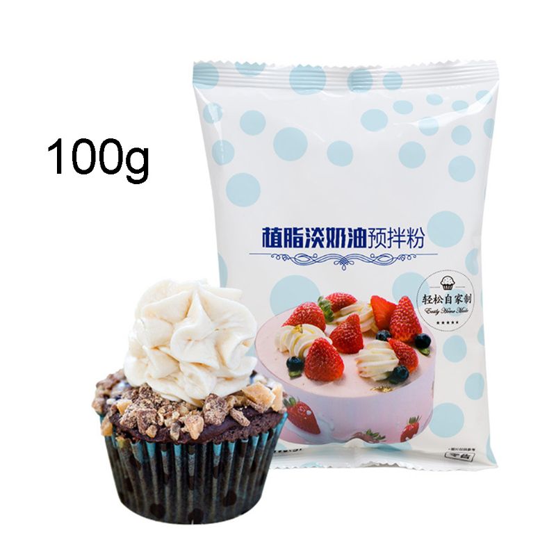 Whipped Cream Icing Mix Stabilizer Light Cream Powder Baking Manual DIY Decorate