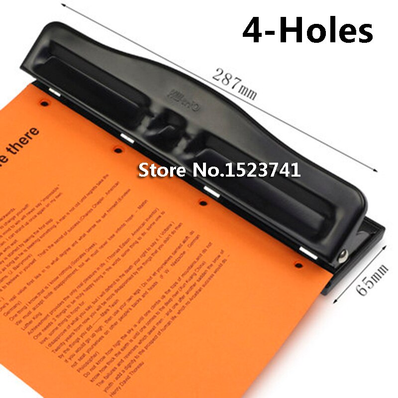 Metal 3 / 4 hullers hulring album papirskærer justerbar hulning  a4 puncher scrapbog gør det selv-værktøj kontorindbindingsartikler