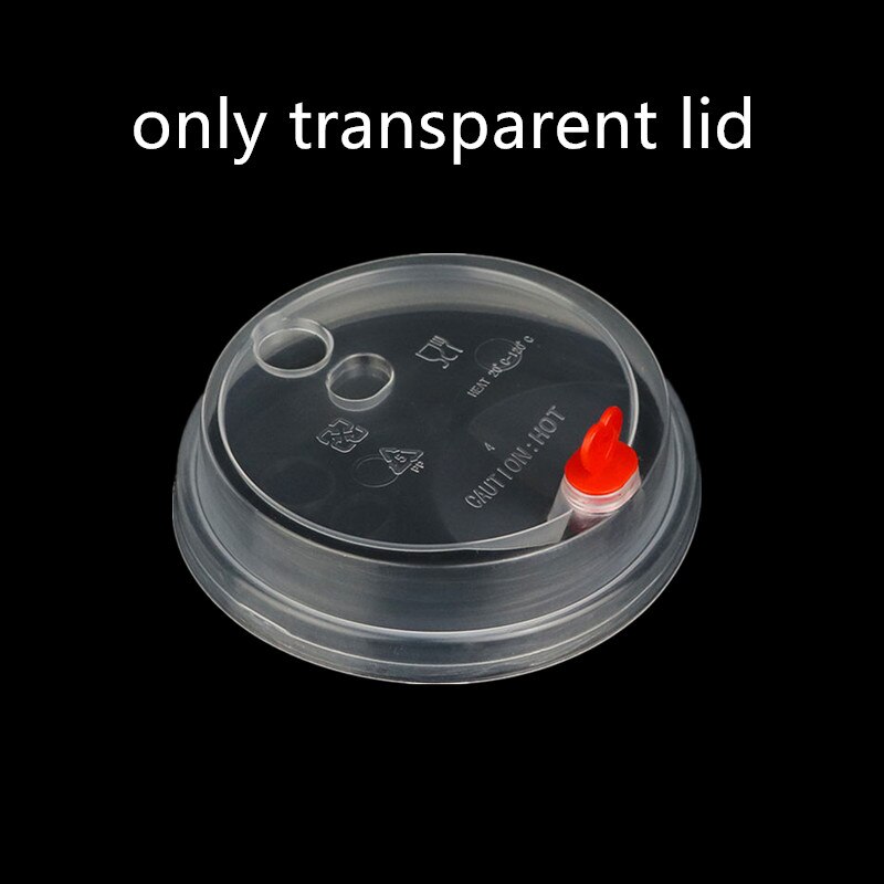 50pcs disposable fruit juice cup party birthday favor 500ml frosted transparent beverage plastic cups with love lid: only lid / 25pcs