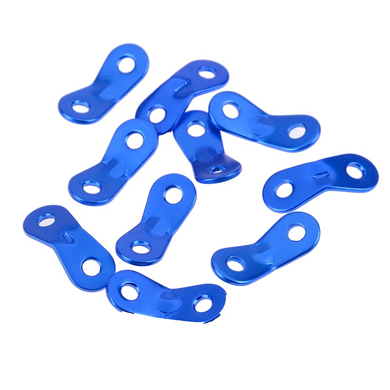 10Pcs Outdoor Camping Aluminum Alloy Cord Runners Rope Tensioners Tent Guy Line Rope Tensioners