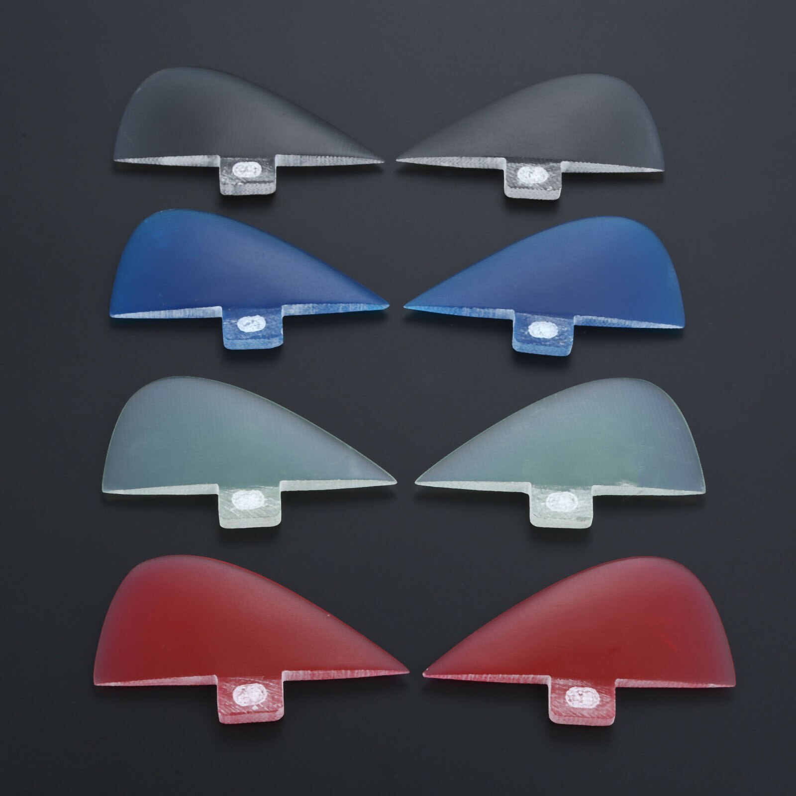 Sup surf paddling center kneel fin sæt glasfiber finner quilhas til fcs fin box base kite/paddle boards surfbræt haleror