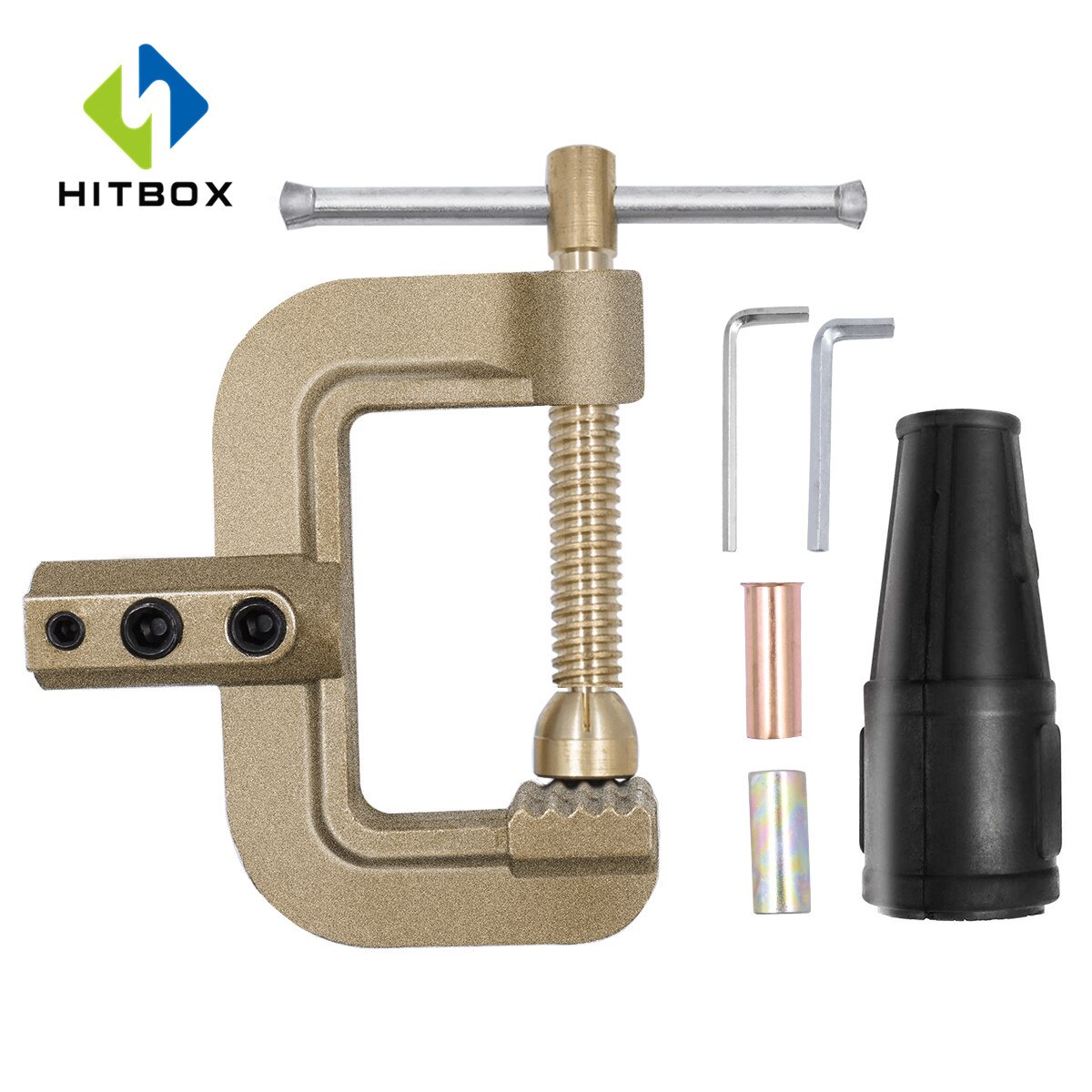 HITBOX Copper 400A Ground Earth Clamp For Heavy Duty ARC MMA STICK MIG TIG Welding Accessories