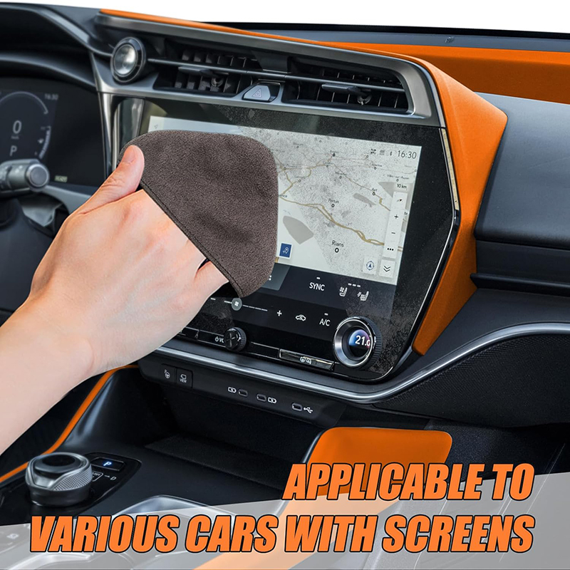 Computer Monitor Tuch Mikrofaser Bildschirm Reiniger Tuch für Telefon Tablette Computer Auto Tragbare Runde Quadrat für Multi-Medien
