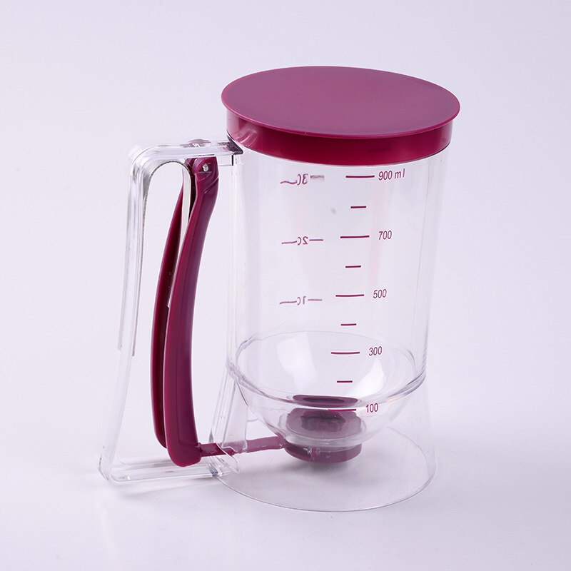 Populært diy verktøy 900ml cupcake pannekake røre dispenser muffins hjelper mikser bakverk kanne baking