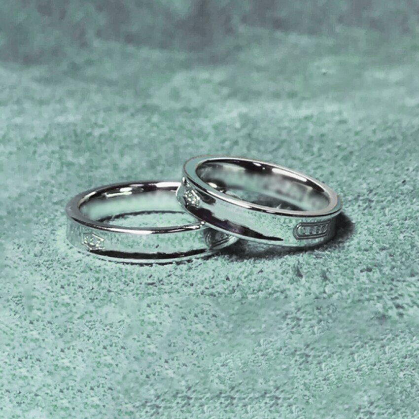 Bague en argent Sterling S925 pour hommes et femmes, de luxe haut de gamme, bijoux assortis, d'anniversaire