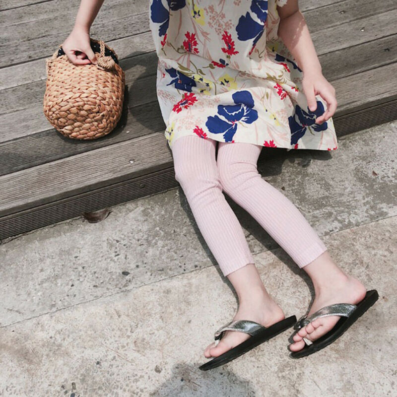 Babykleding dikke warme katoenen meisjes lange effen leggings basic effen kinderbroeken kinderen