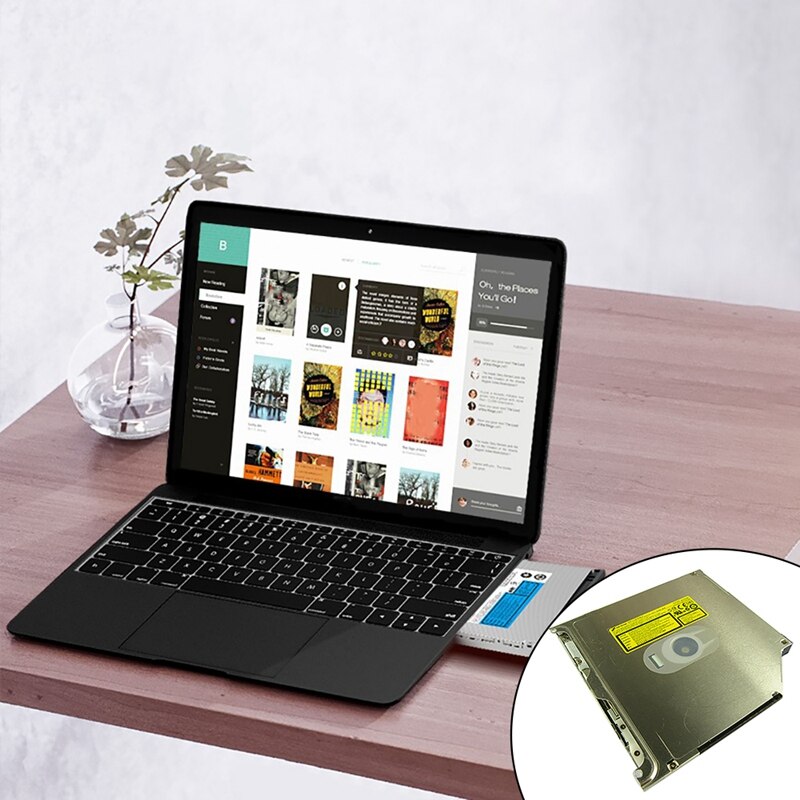 DVD Burning Drive for Apple Por A1286 A1287 A1278 A1297 Laptop Built-in 9.5MM SATA Serial Slot-Loading DVD Drive