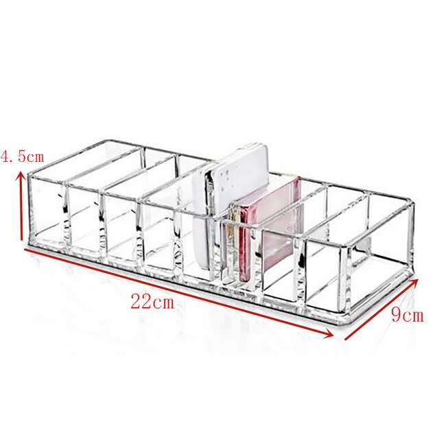 tiroir en acrylique Transparent, Portable, empilable, détachable, boîte de rangement cosmétique anti-poussière: K