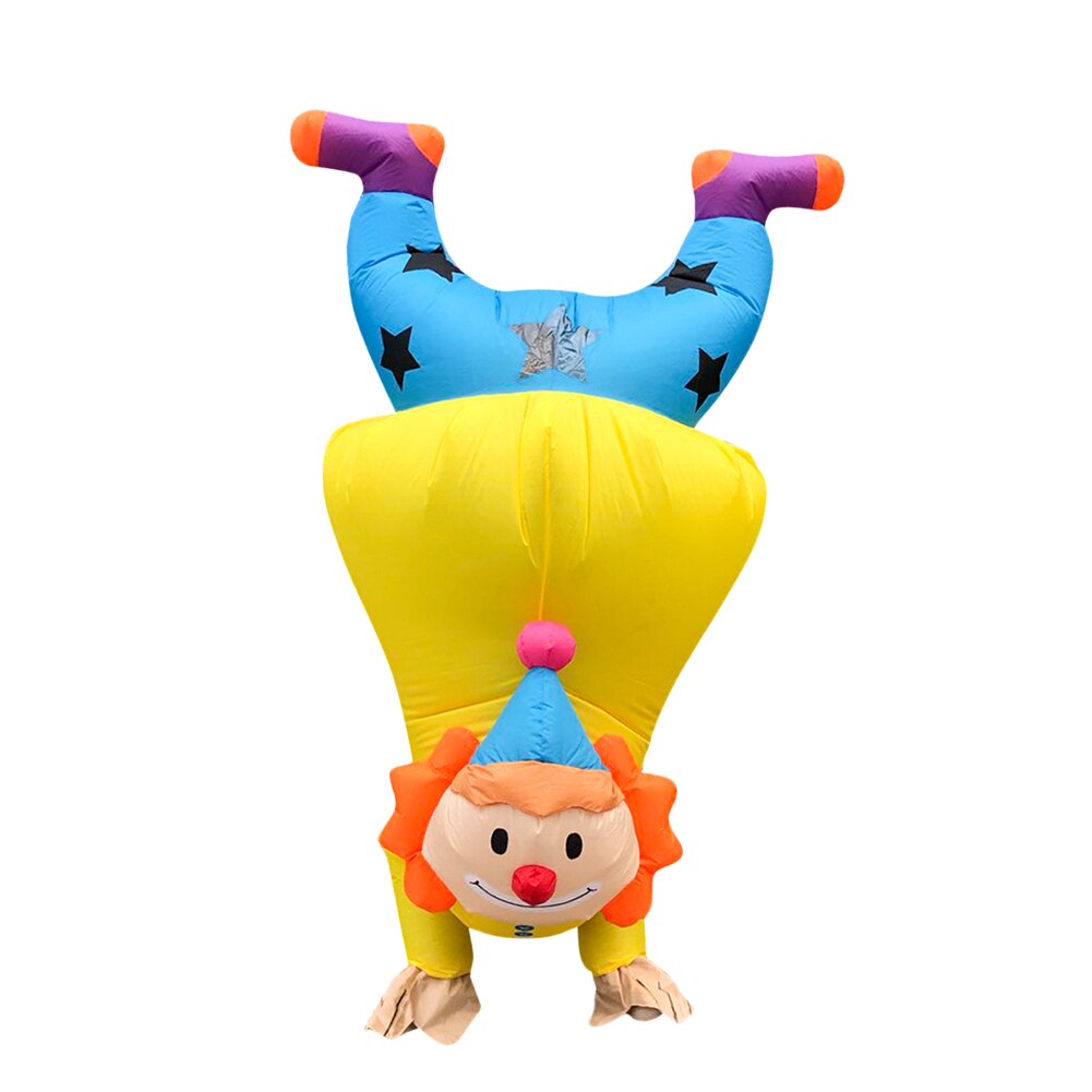 Waterdichte Dinosaurus Opblaasbare Kerstman Kangoeroe Handstand Clown Kostuums Party Pak Volwassenen Cosplay Jurk Rekwisieten Decor: Handstand Clown