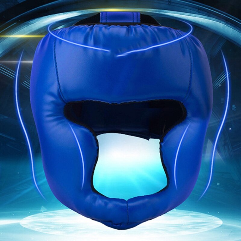 Boxing Training Sanda Enclosed Helmet Muay Thai Fighting Protection Gears Guard Head Protective Gear Helmet