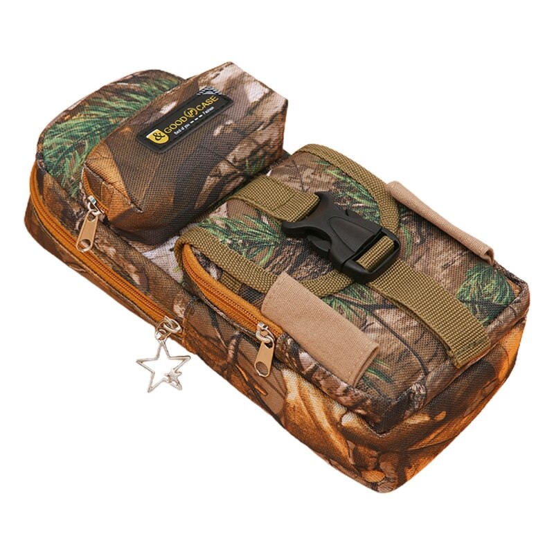 Astuccio per matite mimetico per studenti per ragazzi borsa multifunzione per penne di grande capacità borsa regalo per bambini articoli di cancelleria per la scuola 2021: giungla -casuale colore