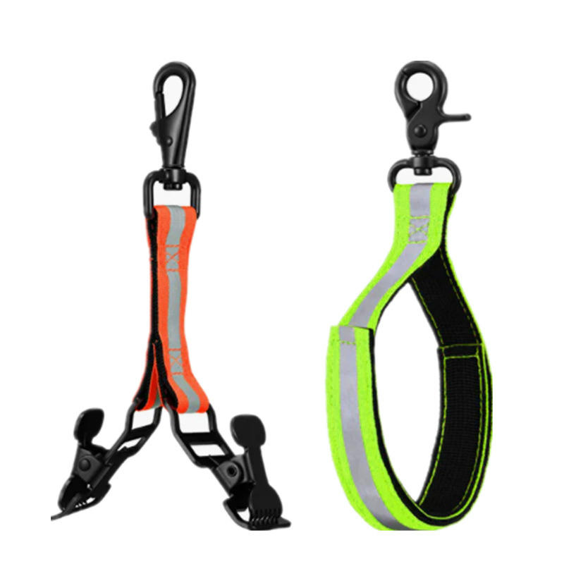 Glove Clips Firefighter Glove Strap Gloves Holder with 2 Clip for Hanging Gloves Tool Bags Glove Keeper Glove Clamp Outdoor Tool