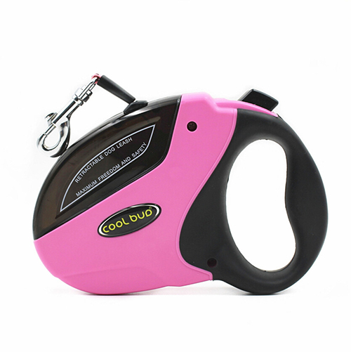Intrekbare Hondenriem 5M 50Kg Huisdier Intrekbare Leiband Voor Grote Medium Hond Automatische Wandelen Leash Lead: Pink