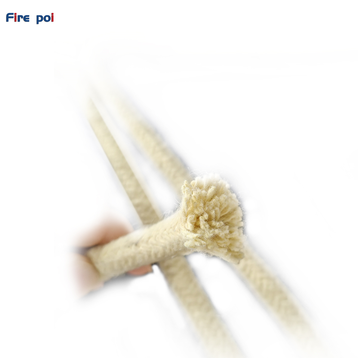 Fire poi 10mm kevlarrep poi dancing materialvetenskap fukttransporterande andningsbart kevlarrep