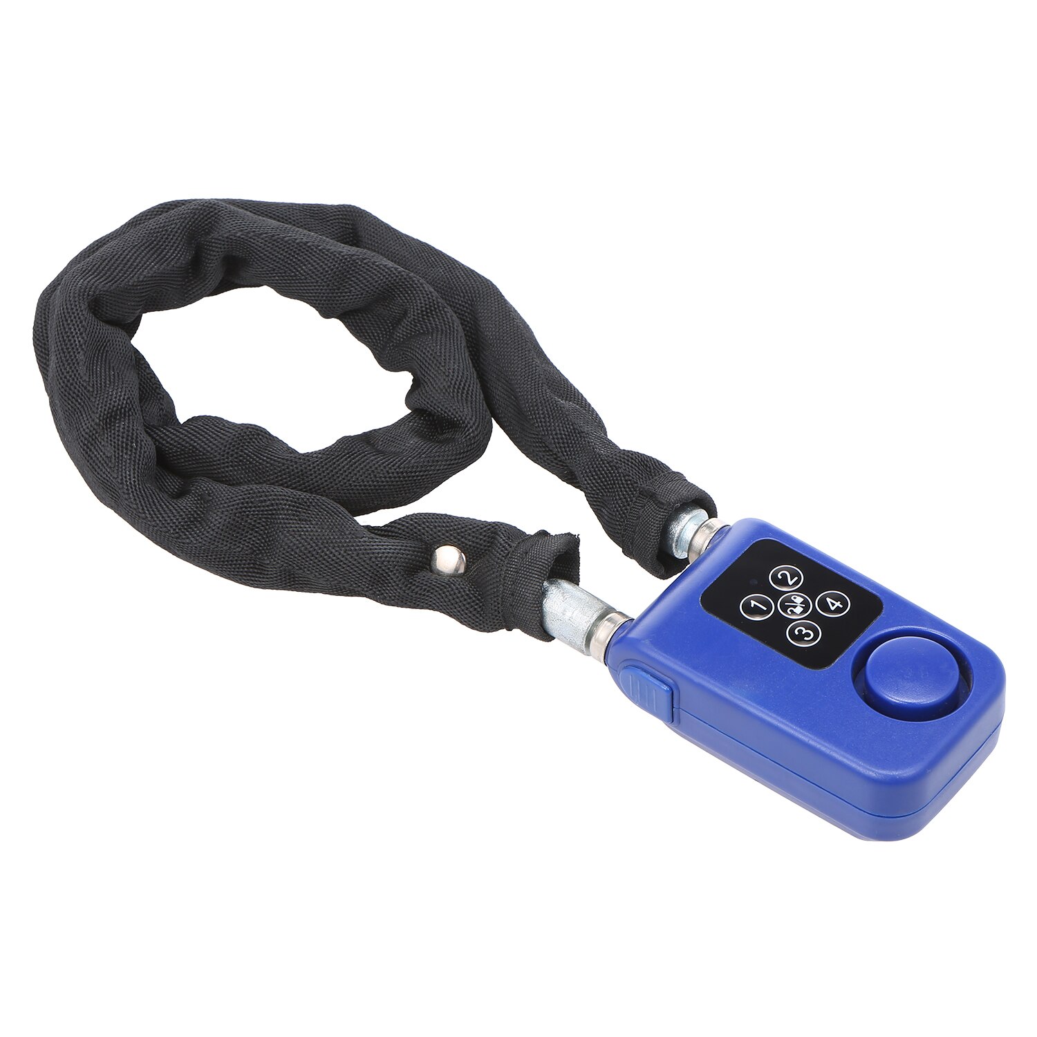 Keyless Password Lock Wireless Remote Control Lock 80CM Steel Chain Anti Theft Alarm Lock Digital Smart Lock for Bicycle