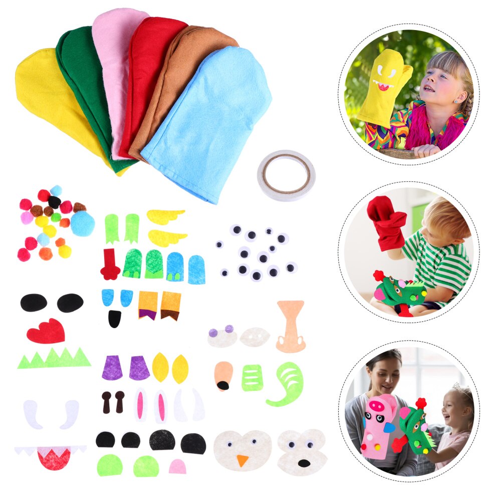 1 Set Kids Vilt Craft Set Handpop Maken Kit Diy Art Craft Supplies