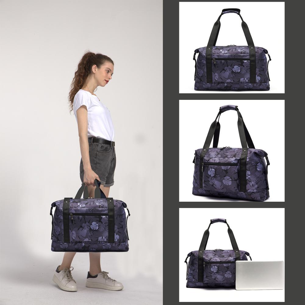 Fitness treningsveske for kvinner skuldervesker dress trilleveske reise tas sac de sport reiseveske crossbody treningsveske utendørs  xa192a