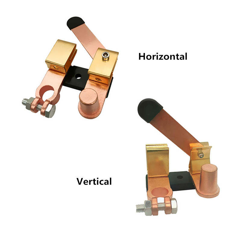 Top Post Negative Battery Disconnect Switch 12V/24V 250/750A Knife Blade Isolator Power Cutoff Switch for Marine Car Boat RV ATV