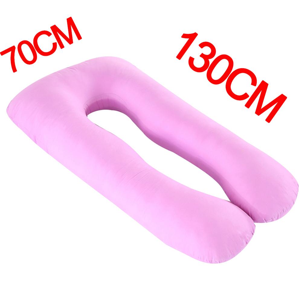 Grossesse U Type taie d'oreiller enceinte polaire douce Multi fonction taie d'oreiller côté protéger housse de coussin pour les femmes enceintes