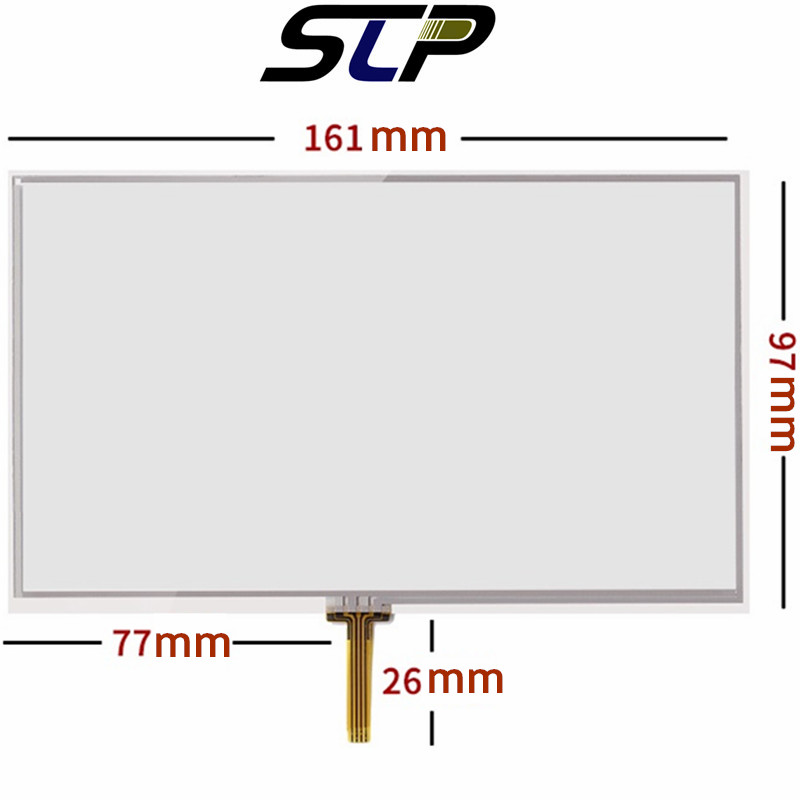 7 "Inch Touchscreen Voor X10 X20 Handheld Gps Weerstand Handgeschreven Touch Panel Screen Glas Digitizer 161Mm * 97Mm Gratis Post