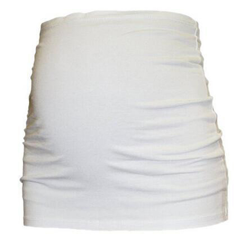 Graviditet støtte mage band støtter korsett gravid kvinne fødselsbelte prenatal omsorg shapewear gravide kvinner: Hvit / M