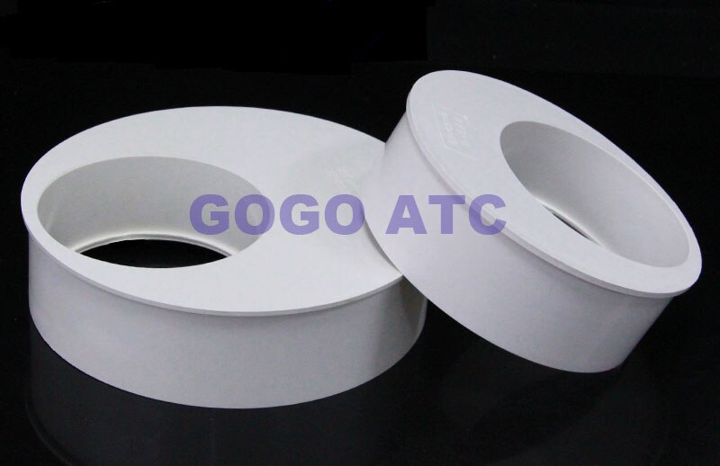 PVC and durable Filling core O.D 75-200 mm Drain pipe eccentric reducer joint Down pipe fittings