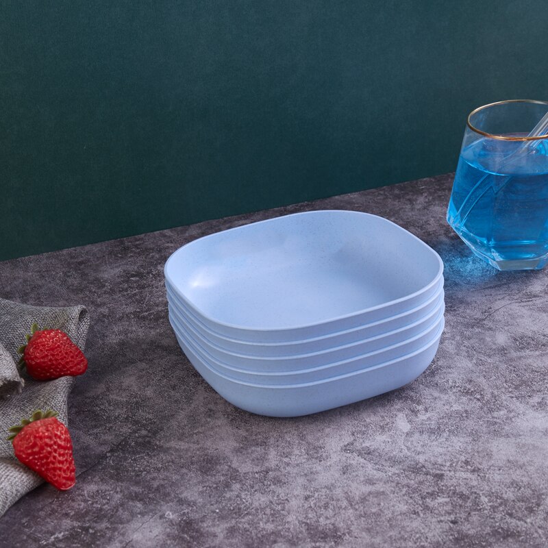 Dishes, Plastic Dining Table, Put Dishes, Bone Dishes, Spit Bone Dishes, Small Dishes, Trash Dishes: white