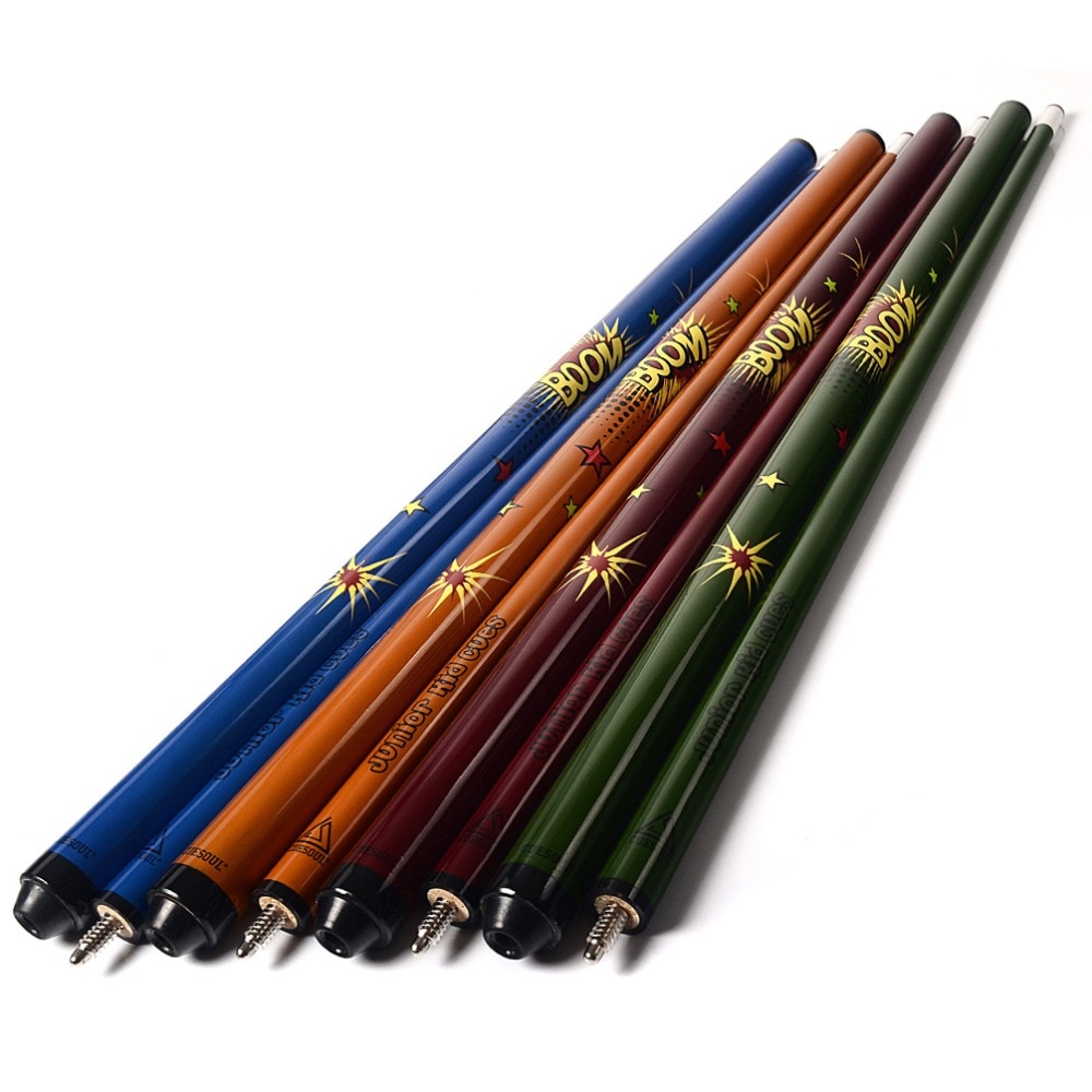 CUESOUL 48 inch Junior Kid Billiard Cue Stick with Colorful