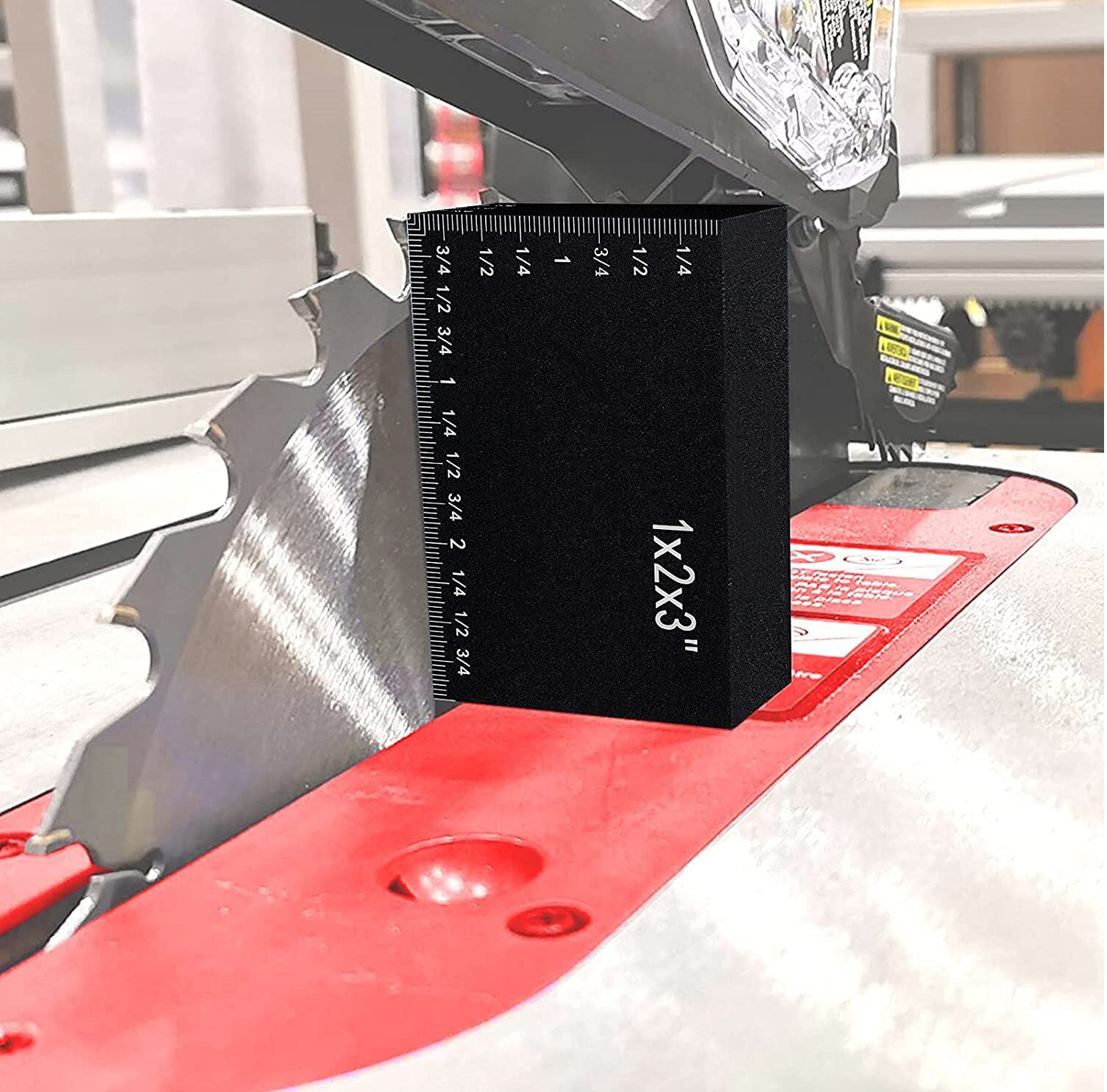 15/7Pcs/Set Precision Saw Setup Blocks Guage Table Setup Bars Depth Test Distance Alloy Set Up Bar Woodworking Measuring Block