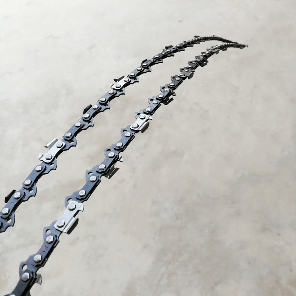 Corrente de serra elétrica, corrente de motosserra 16 Polegada 59 seção 29 faca arredondada serra de liga pequena 3/8p serra elétrica corrente com corrente,