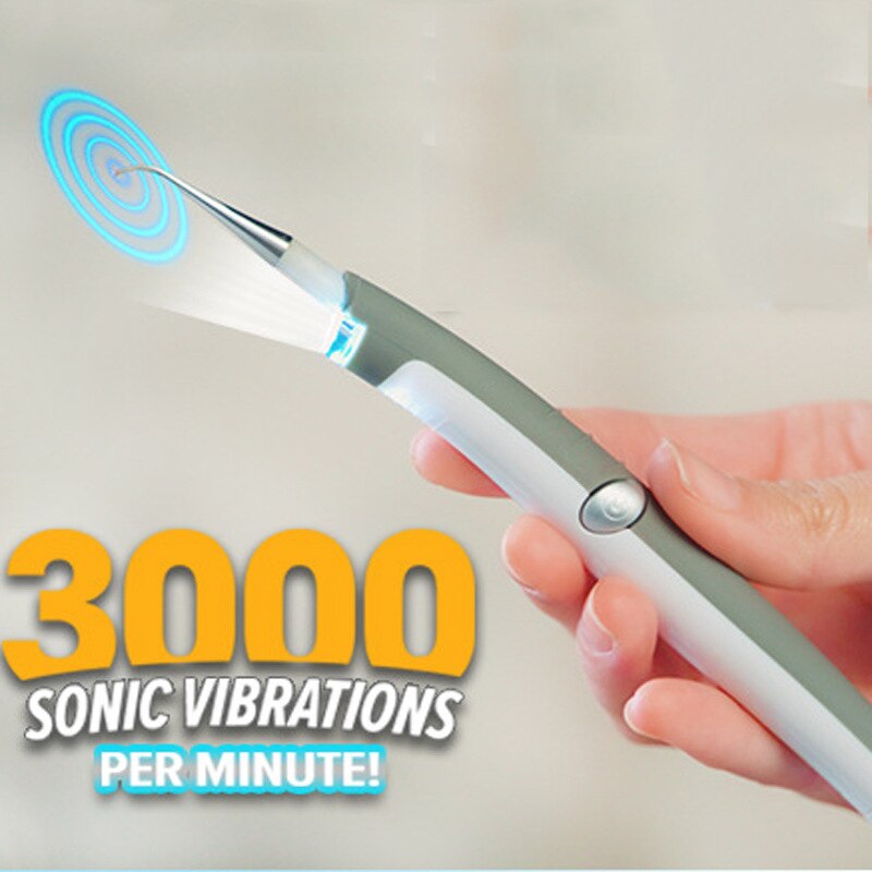 3000 Schall- vibrationen elektrische Munddusche Ultra Schall- Zahn reiniger mit LED-leuchten entfernen zahnstein Polieren Vibration
