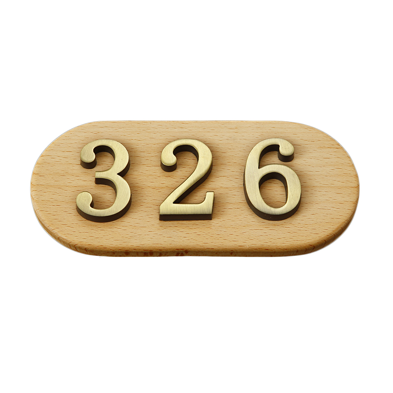 1PCS Metal House Number Self-Adhesive Apartment Door Numbers House Number Plate for Outdoor Hotel Home Mail Box Label #0-9: Olive / 80cm