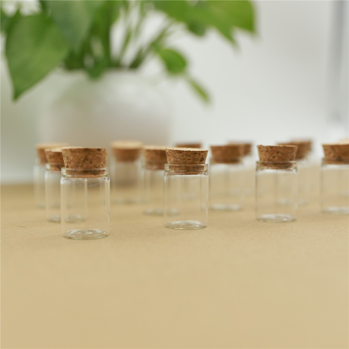 100pcs/lot 22*30mm 5ml Mini Glass Bottle Test Tube Cork Stopper Spice Bottles Container Small DIY Jars Vial Tiny Bottles glass