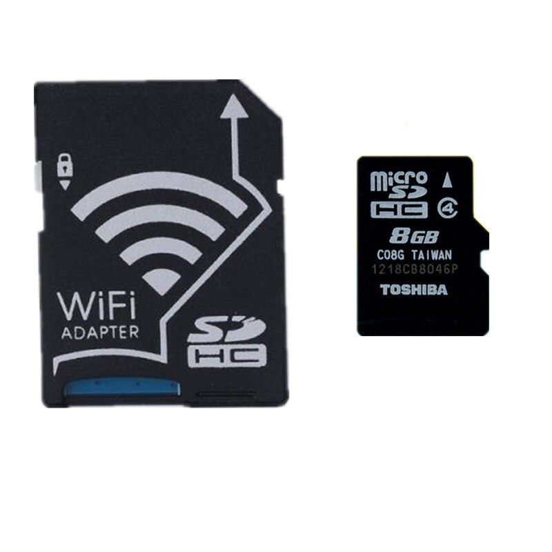 Hoge Snelheid Wifi Sd Adapter Met Micro Sd-kaart 8 GB 16 GB 32 GB Gelijk Aan Wifi SD kaart