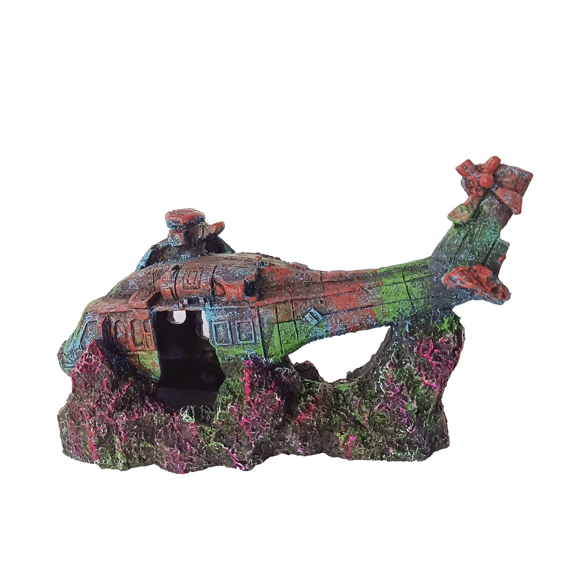 emours Aquarium decoratie aquarium landschap ornament vintage ruïnes Romeinse kolom